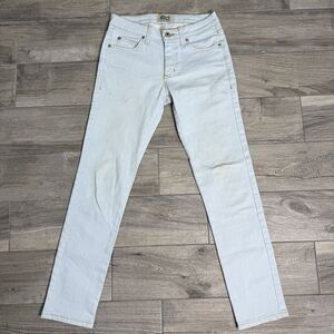 Naked‎ & Famous The High Skinny Power Stretch Jeans Women's Size 30 Powder Blue